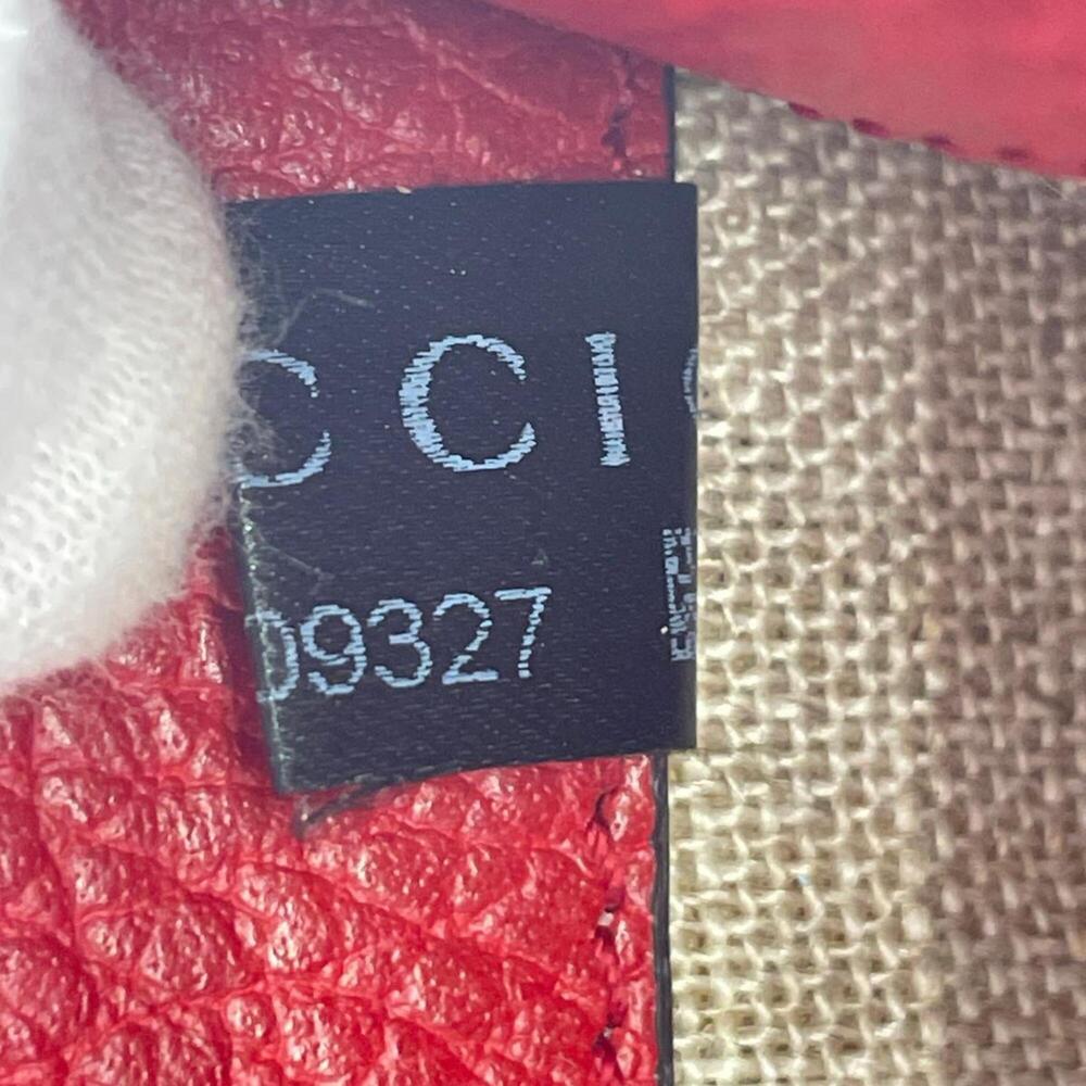 GUCCI Red Leather Shoulder Bag - Picture 15 of 16